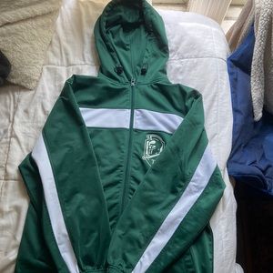 Emerald green zip up